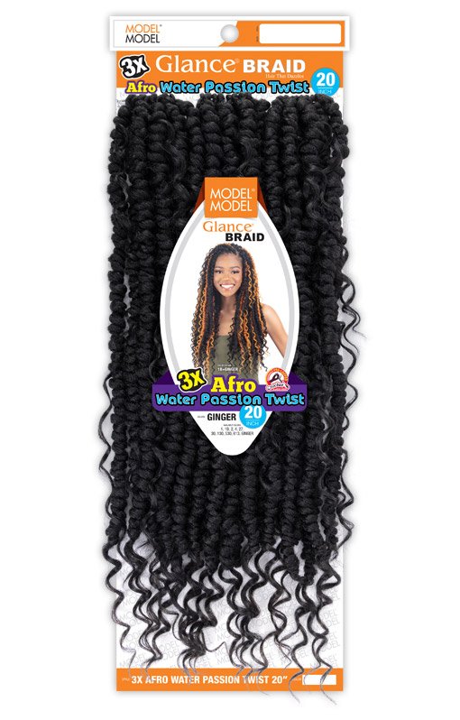MODEL MODEL 3X Afro Water Passion Twist 20"-3- Sareya Beauty - Calgary hair store
