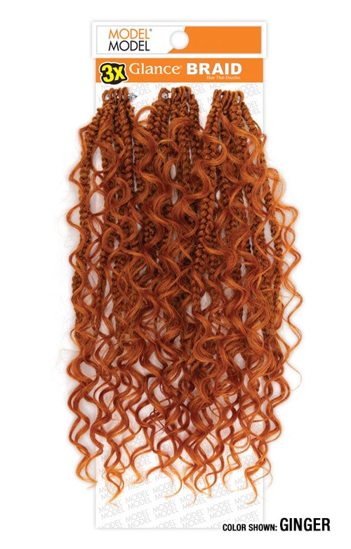 MODEL MODEL 3X Italian Curl Boho Box Braid 14" , Sareya Beauty Supply Store in Calgary Alberta Canada