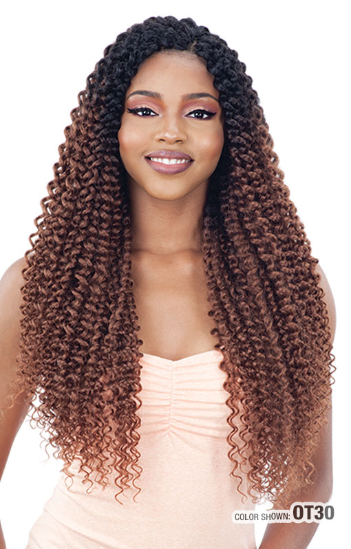 MODEL MODEL 3X Pre- Stretched Water Wave 22"-1- Sareya Beauty - Calgary hair store