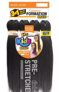 Thumbnail for MODEL MODEL 4X Formation Kid'S Braid 16