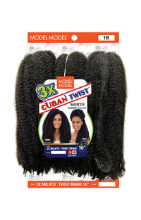 Thumbnail for MODEL MODEL Cuban Twist 3X Mojito Twist Braid 16-1- Sareya Beauty - Calgary hair store