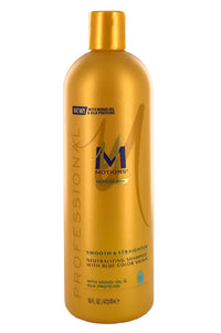 Thumbnail for A bottle of Motions Smooth & Silken Active Moist Neutralizing Shampoo, which is a hair care product with a yellow label.