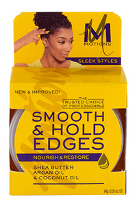 Thumbnail for Box of Motions Smooth & Hold Edges hair product with a woman's face on the packaging.