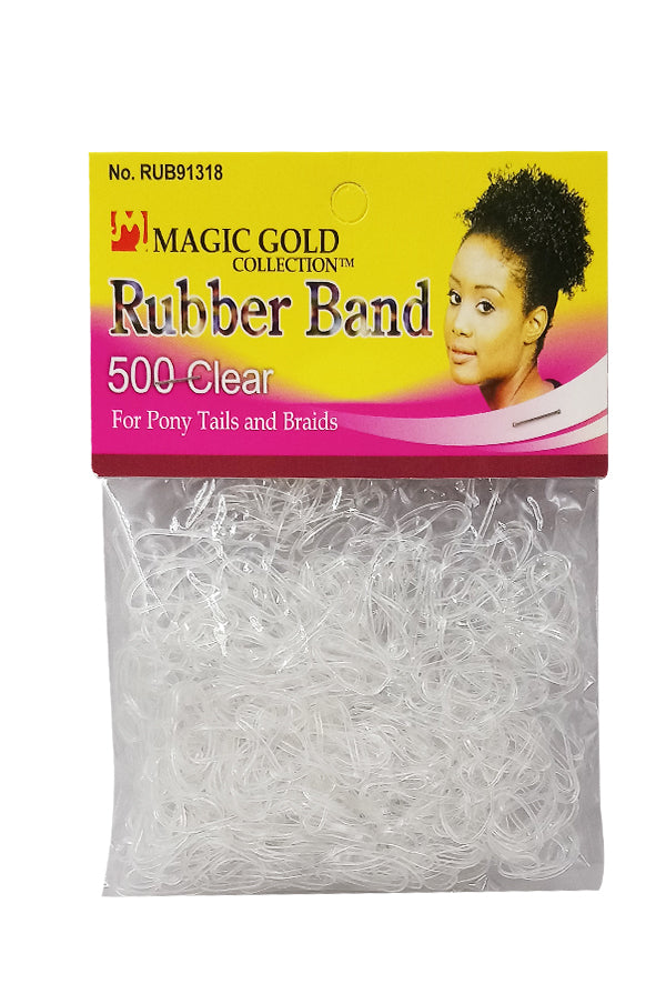 Magic Gold Elastic Band 500pcs #1318 Clear