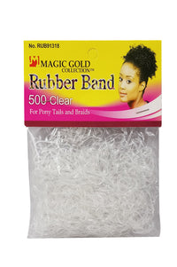 Thumbnail for Magic Gold Elastic Band 500pcs #1318 Clear