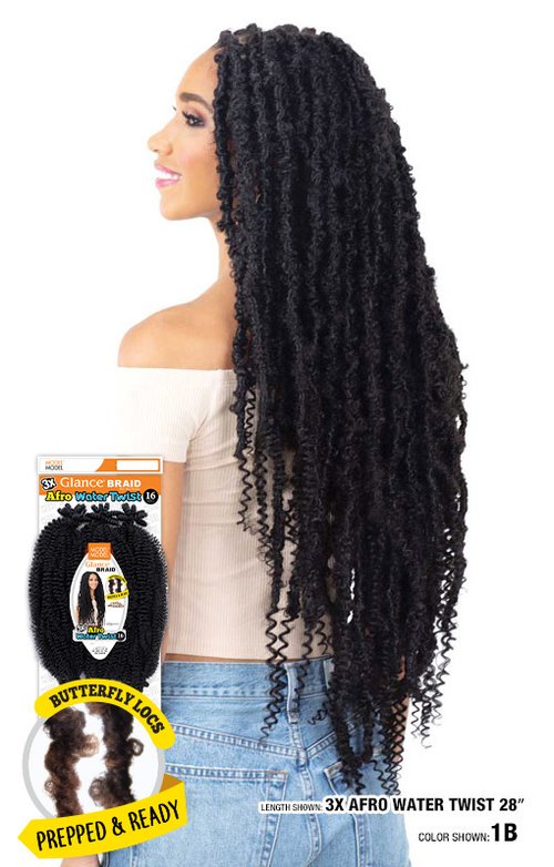 Model Model 3X Afro Water Twist 16", sareya Beauty Supply Store in calgary Alberta Canada