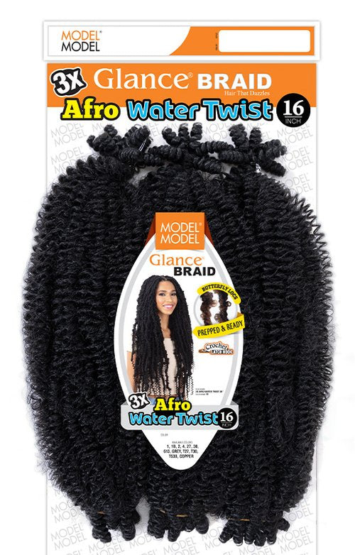 Model Model 3X Afro Water Twist 16", sareya Beauty Supply Store in calgary Alberta Canada