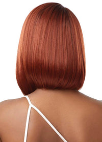 Thumbnail for OUTRE SYNTHETIC DELUXE LACEFRONT MELTED HAIRLINE WIG - MYRANDA, BACK