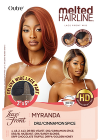 Thumbnail for OUTRE SYNTHETIC DELUXE LACEFRONT MELTED HAIRLINE WIG - MYRANDA, LABEL