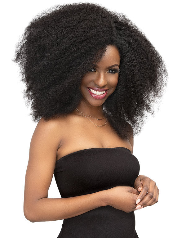 JANET NATURAL ME 4C KINKY 18" 8PCS CLIP-INS-NATURAL