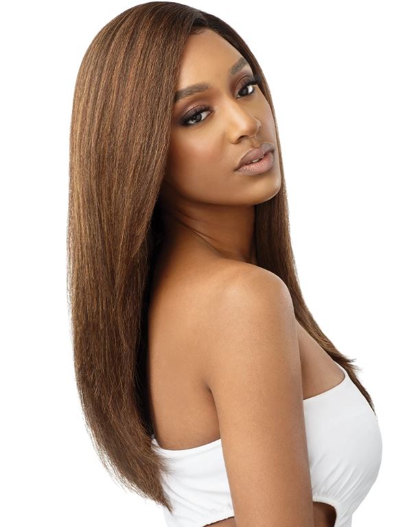 OUTRE LACEFRONT SYNTHETIC WIG NATURAL YAKI- 22"