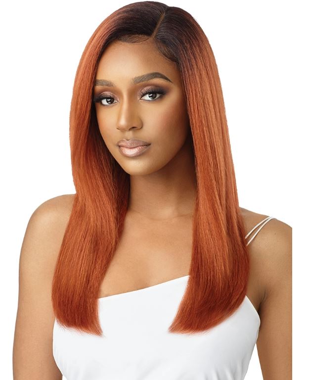 OUTRE LACEFRONT SYNTHETIC WIG NATURAL YAKI- 22"