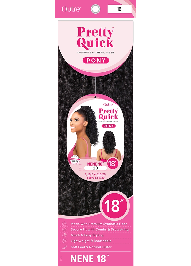 OUTRE PRETTY QUICK DRAWSTRING PONYTAIL NENE 18"