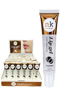 Thumbnail for Display of nk Lip gel Coconut with a single tube on a white background