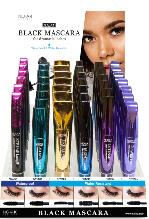 NICKA Waterproof Black Mascara