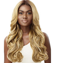 Thumbnail for OUTRE LACE FRONT SYNTHETIC WIG- NIENNA, FRONT VIEW BLONDE