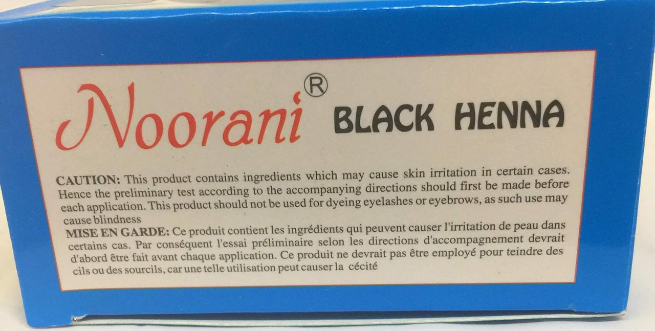 Noorani Hair Color Henna (6 Sachets X 10g)- BLACK