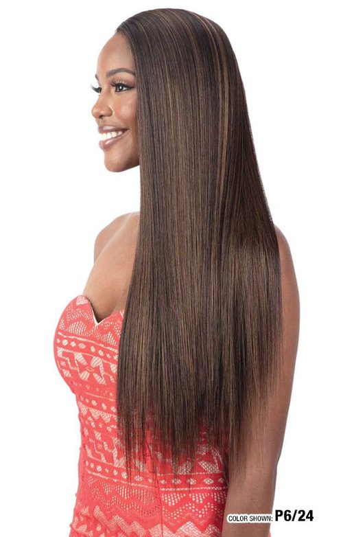 SHAKE N GO ORGANIQUE MASTER MIX  KINKY STRAIGHT CLIP-IN (9 PCS) 24"