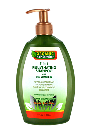 ORGANIC HAIR ENERGIZER 5 IN 1 REJUVENATING SHAMPOO - 13 OZ