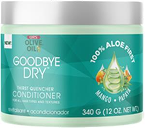 Conditioner jar with aloe vera label on a white background