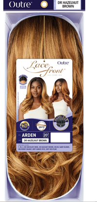 Thumbnail for Packaged hair extension with Outre branding and a model image on a white background