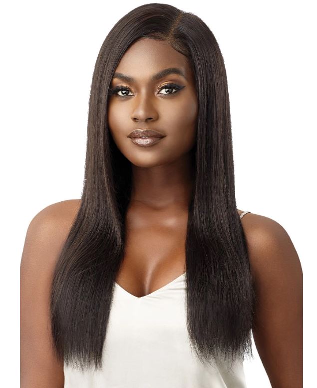 OUTRE MyTresses 100% Unprocessed Human Hair Black Label Lace Frontal Wig 13x4 HH-VIRGIN STRAIGHT 24" Sareya Beauty; Beauty Supply Store in Calgary; Best Beauty Supply Store Near Me; Hair Extensions Calgary; Human Hair Wigs Calgary; Synthetic Hair Calgary; Braiding Hair Calgary; Weaves and Wigs Calgary