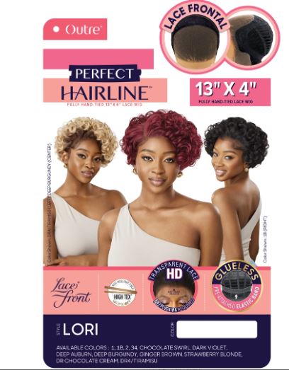 OUTRE Perfect Hairling Fully Hand Tied Lace Front Wigv- LORI, Sareya Beauty Supply Store in Calgary Alberta Canada