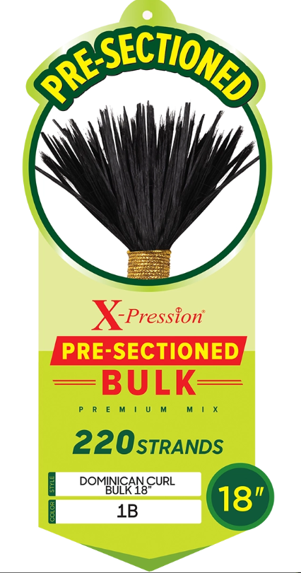 OUTRE Pre-Sectioned - Dominican Curl Bulk 18"