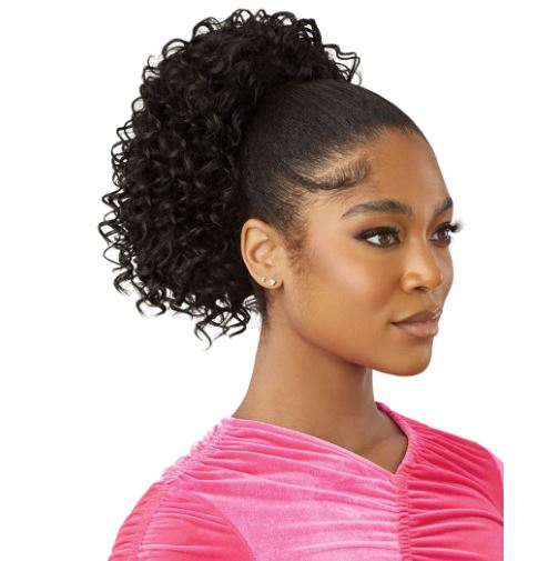 OUTRE Pretty Quick Drawstring Curly Ponytail 12" - Corrie Sareya Beauty Supply Store in Calgary Alberta Canada
