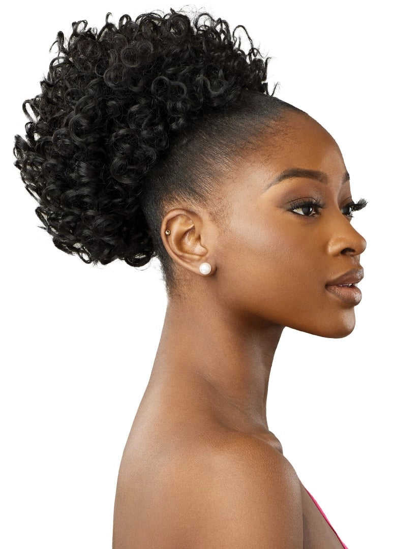 OOUTRE Pretty Quick Drawstring Ponytail- Curly Puff Sareya Beauty Supply Store in Calgary Alberta Canada