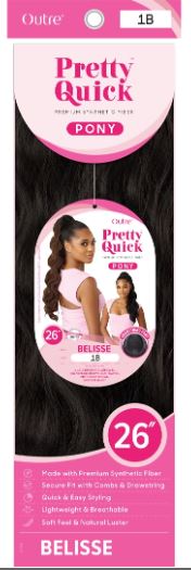 OUTRE Pretty Quick Drawstring Ponytail  26" - BELISSE Sareya Beauty Supply Store in Calgary Alberta Canada