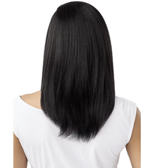 Thumbnail for Black straight wig on a white background