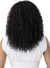 Thumbnail for Black curly wig on a white background