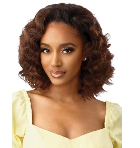 OUTRE SYNTHETIC CONVERTI- CAP WIG SWAY SOIREE, FRONT sareya beauty, beauty supply store in calgary, half wig