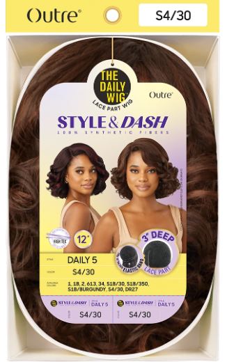 OUTRE The Daily Wig Style & Dash Lace Part Wig- DAILY 5, Sareya Beauty Supply Store in Calgary Alberta Canada
