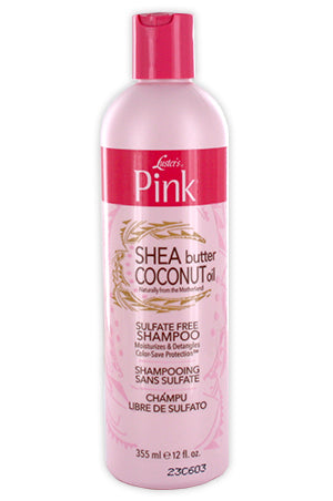 PINK SHEA BUTTER & COCONUT OIL SULFATE FREE SHAMPOO(12OZ)