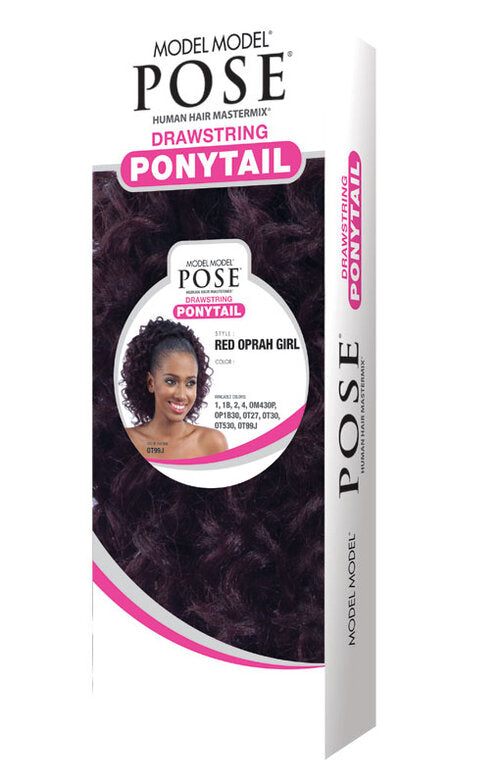 MODEL MODEL DRAWSTRING PONYTAIL - RED OPRAH GIRL- PACK