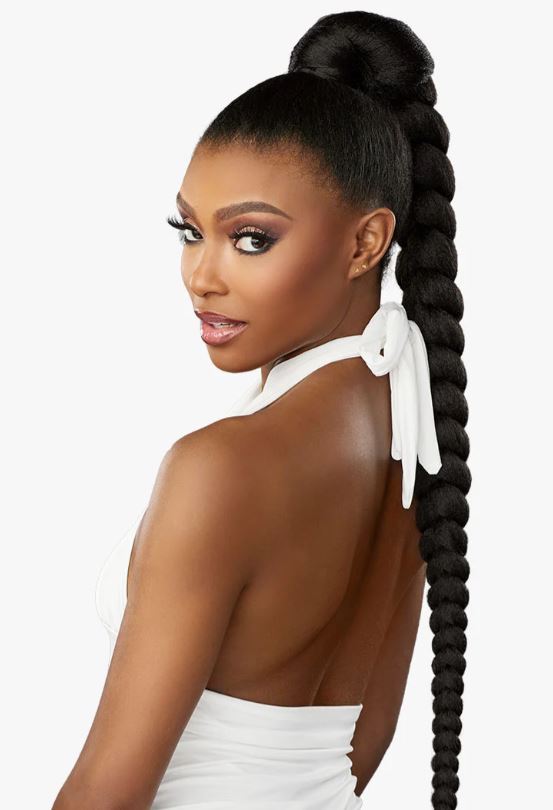 SENSATIONNEL LULU PONYTAIL WRAP 001, SIDEVIEW LEFT