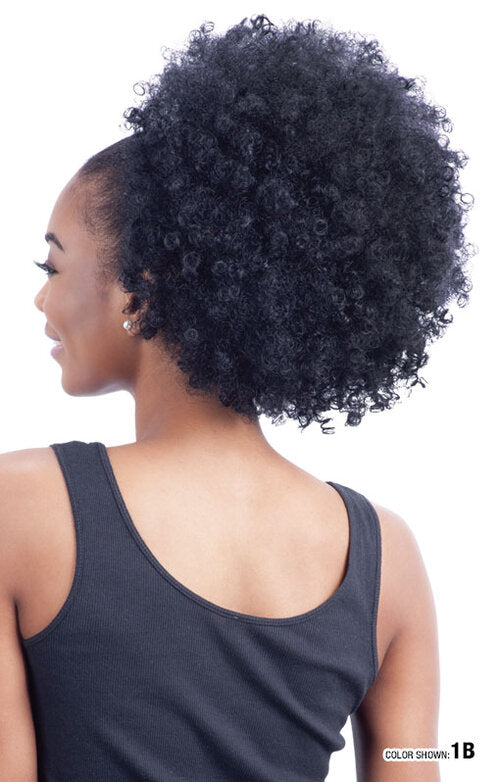 SHAKE N GO FREETRESS EQUAL DRAWSTRING PONYTAIL - NATURAL FRO- BACK