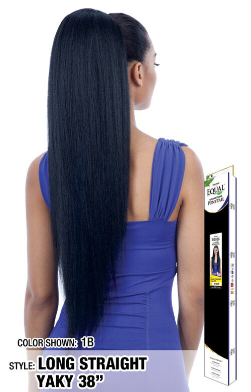 SHAKE N GO FREETRESS EQUAL PONYTAIL LONG STRAIGHT YAKY 38