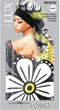 Thumbnail for QFITT LUX Braid Luxury Silky Satin Bonnet - Assorted