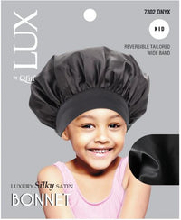 Thumbnail for QFITT LUX Kids Luxury Silky Satin Bonnet - SOLID, beauty supply store near me