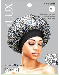 Thumbnail for QFITT LUX bonnet, luxury silky bonnet, hair bonnet for sleeping, satin bonnet regular size, QFITT hair bonnet, protective sleep bonnet, frizz control bonnet, silky bonnet pattern