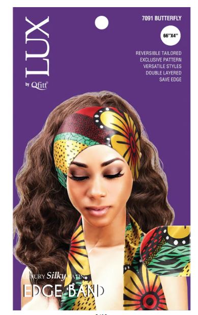QFITT LUX Luxury Silky Satin Edge Band - PATTERN, Sareya Beauty Supply Store in Calgary Alberta 