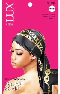 Thumbnail for QFITT LUX Luxury Silky Satin Square Scarf - PATTERN, Sareya Beauty Supply store near me