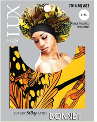 Thumbnail for QFITT LUX Silky Satin Bonnet X-Large Pattern , Sareya Beauty Supply Store in calgary Alberta Canada