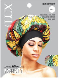Thumbnail for QFITT LUX Silky Satin Pattern Bonnet (M-L)
