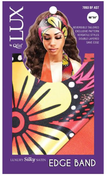 QFITT Lux Silky Satin Edge Band - Pattern 