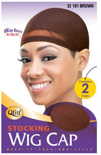 Thumbnail for QFITT Stocking Wig Cap - 2 CAPS