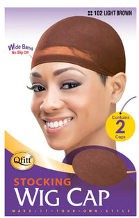 Thumbnail for QFITT Stocking Wig Cap - 2 CAPS